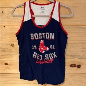 Genuine Merchandise Boston Red Sox Navy White Red Tank Top